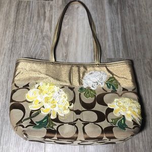 Limited edition, floral Coach bag